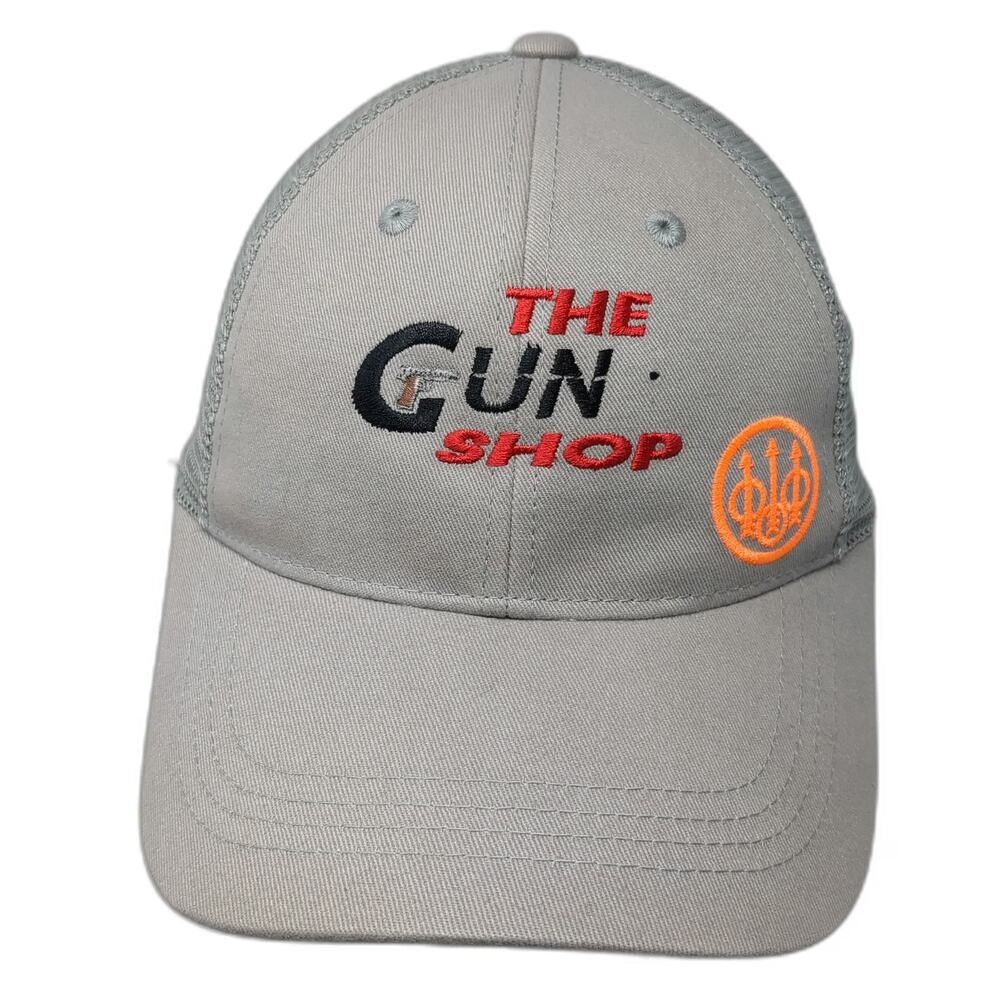 Beretta Baseball Cap Gray One Size The Gun Shop Handgun Trident Mesh Back Hat